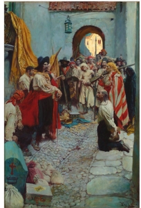 Extorting Tribute from the Citizens, 1905, Collection of the Delaware Art Museum 